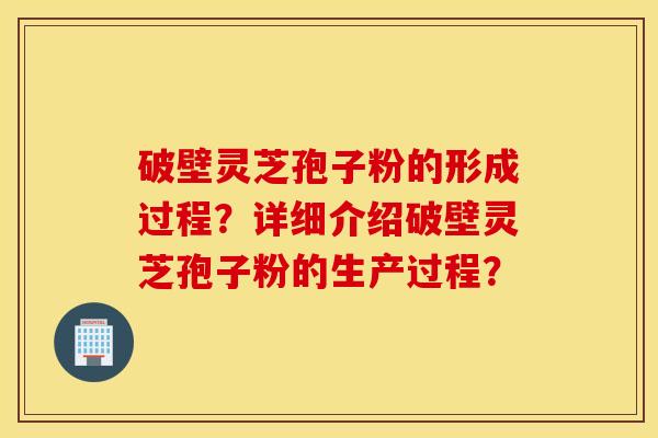 破壁靈芝孢子粉的形成過程？詳細介紹破壁靈芝孢子粉的生產過程？