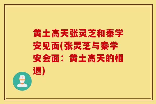 黃土高天張靈芝和秦學安見面(張靈芝與秦學安會面：黃土高天的相遇)