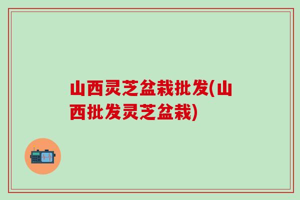 山西靈芝盆栽批發(山西批發靈芝盆栽)