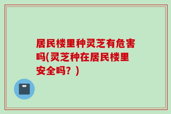 居民樓里種靈芝有危害嗎(靈芝種在居民樓里安全嗎？)